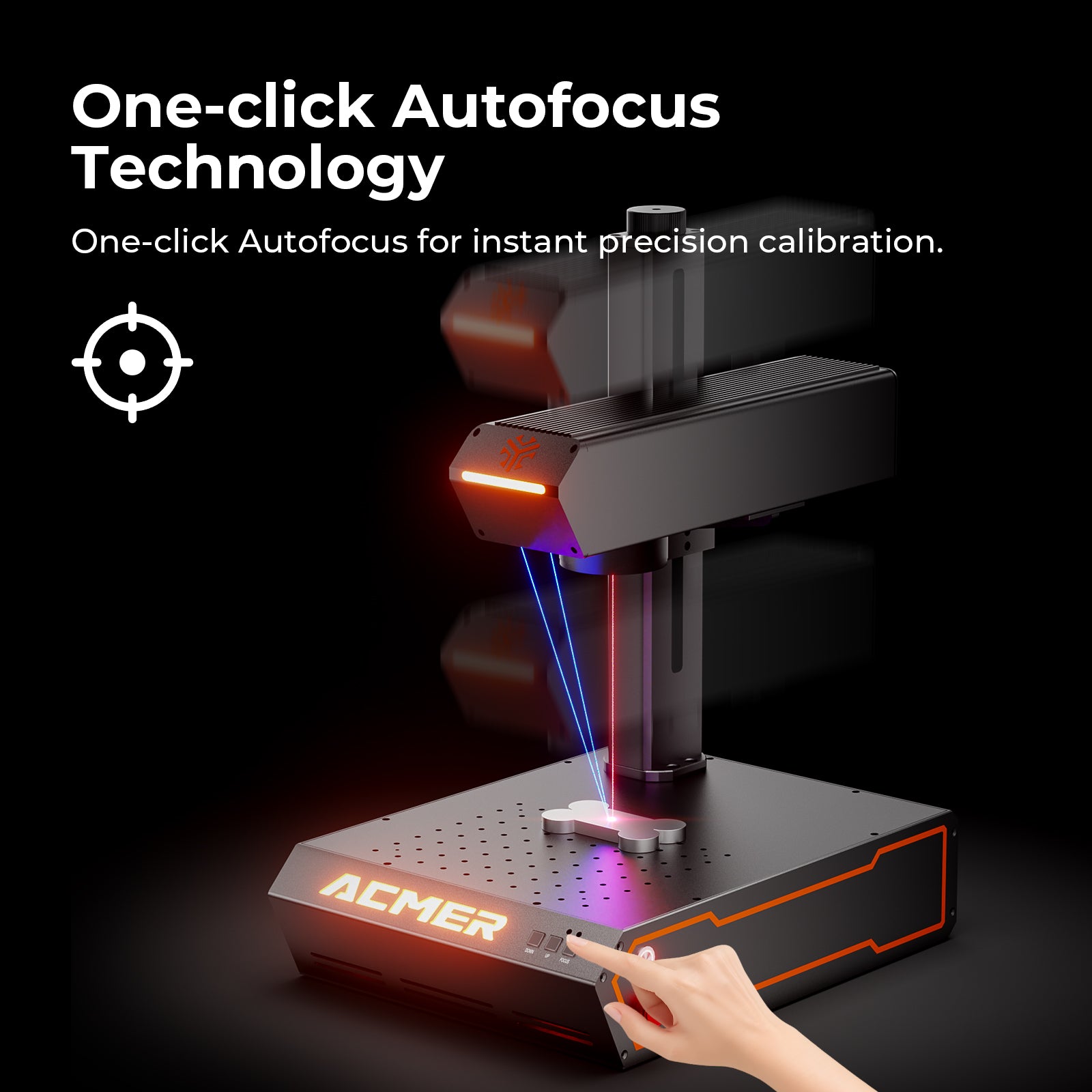ACMER 20–60W Compact Fiber Laser Engraver – Standard & MOPA Options