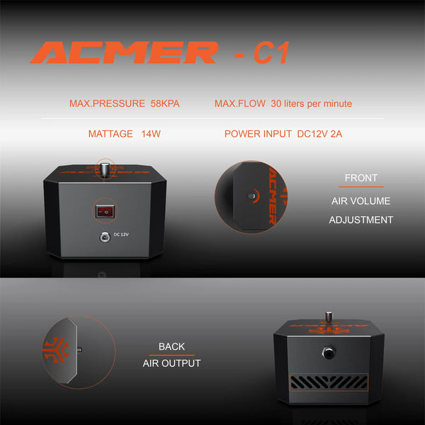 ACMER C4 Laser Air Assist Pump US