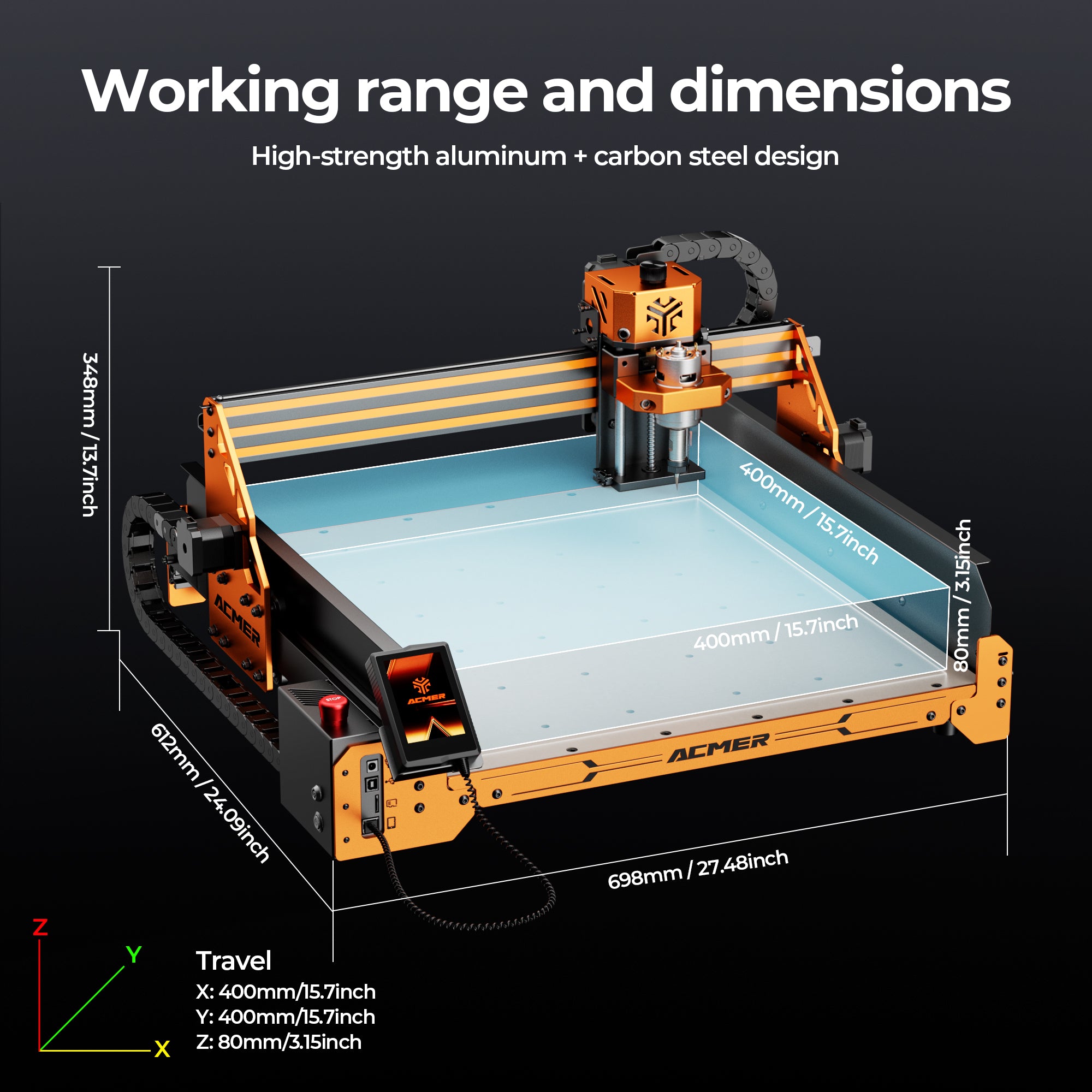 ACMER ASCARVA 4S CNC Router Machine（Pre-order）