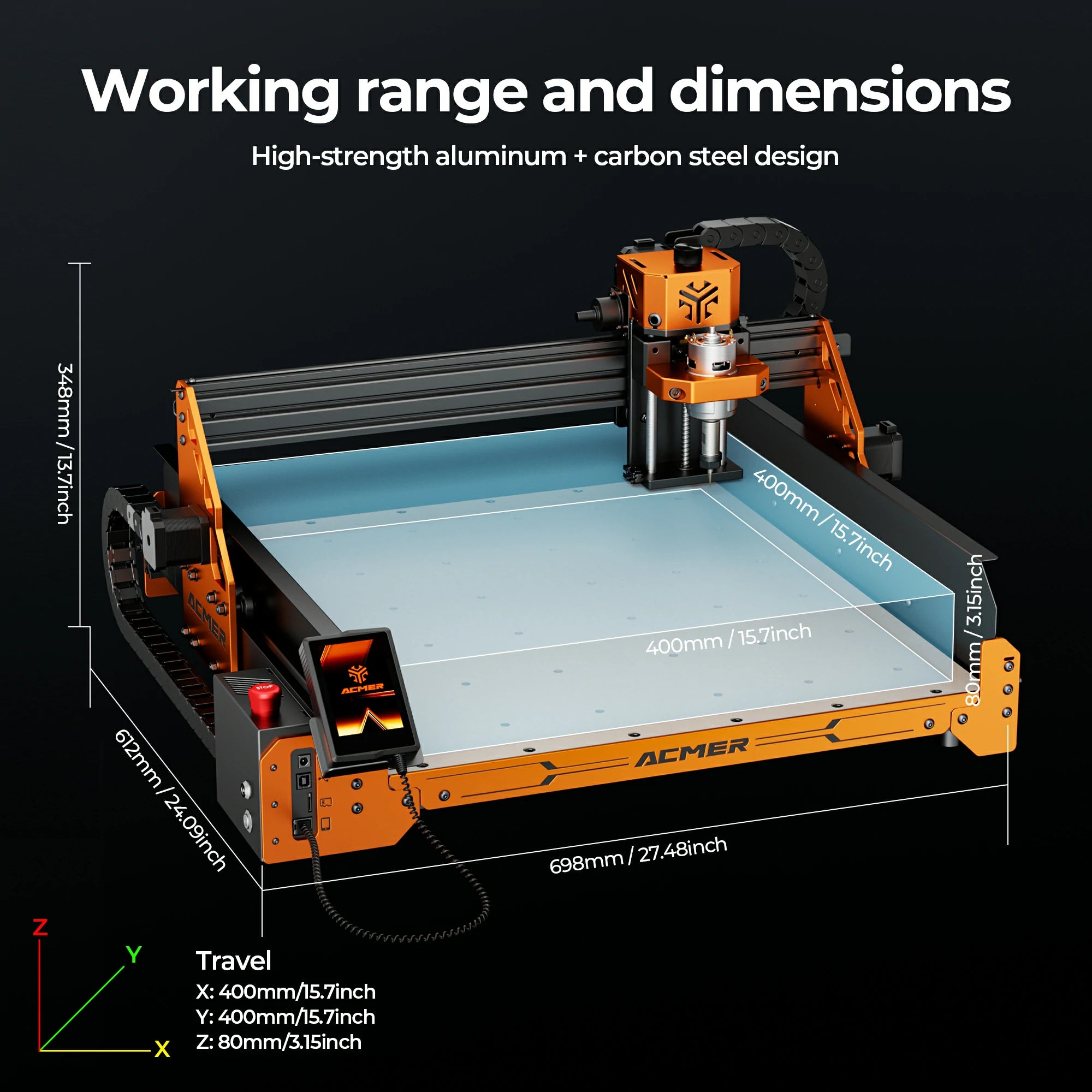 ACMER ASCARVA 4S CNC Router Machine（Pre-order）