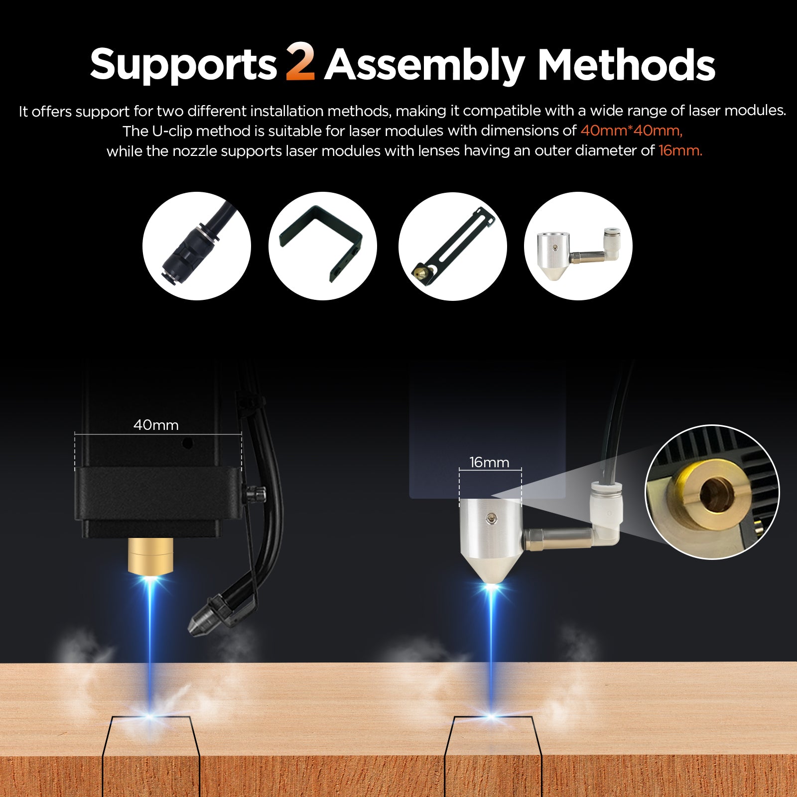 ACMER C4 Laser Air Assist Pump