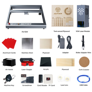 ACMER P2 10W Laser Engraver Cutter Machine-package