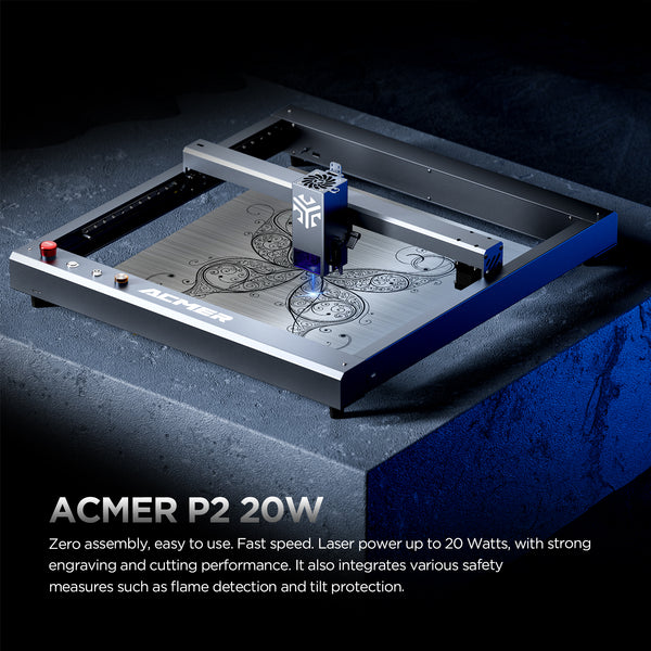 ACMER P2 20W Laser Engraver and Cutter Machine