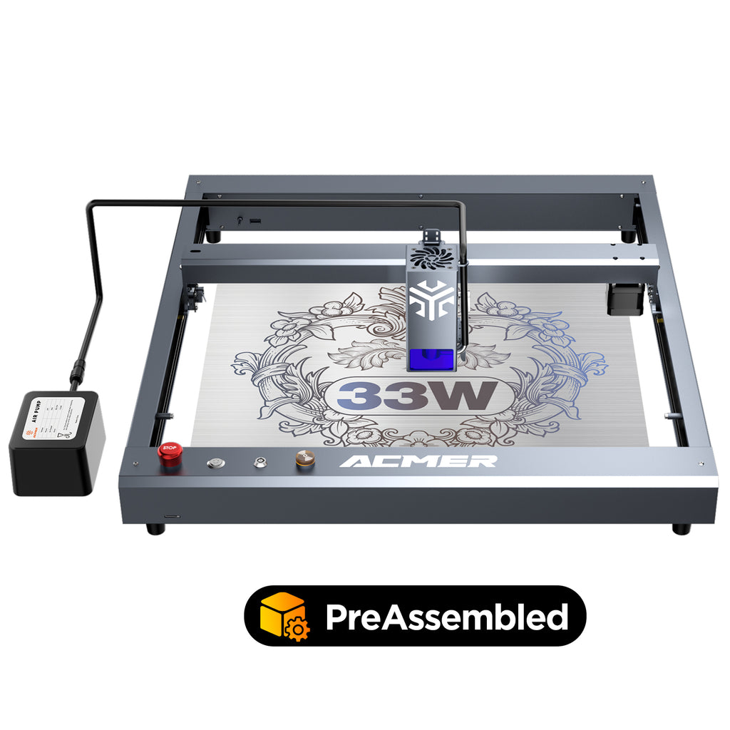 ACMER P2 33W Laser Engraver and Cutter Machine