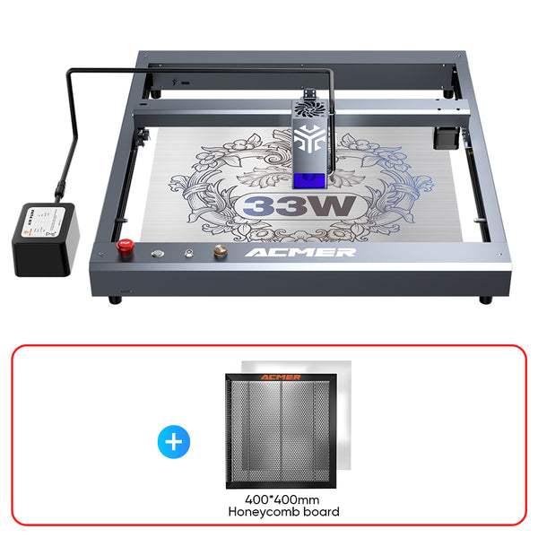 ACMER P2 33w Laser Engraver + Honeycomb Bed