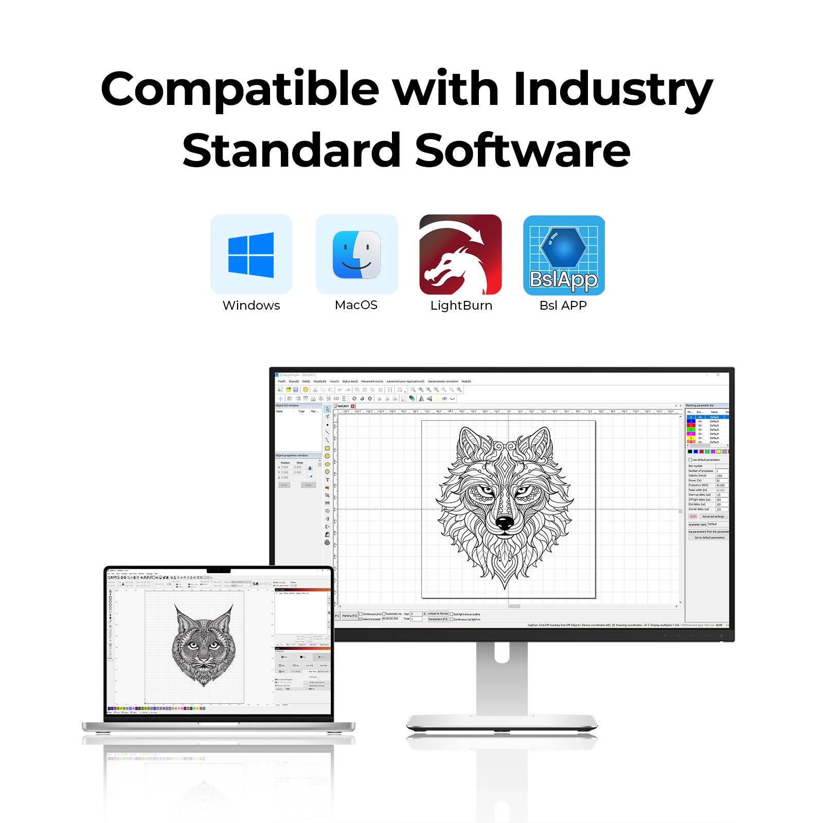 ACMER PM 20-60W Fiber＆MOPA Laser Marking Machine