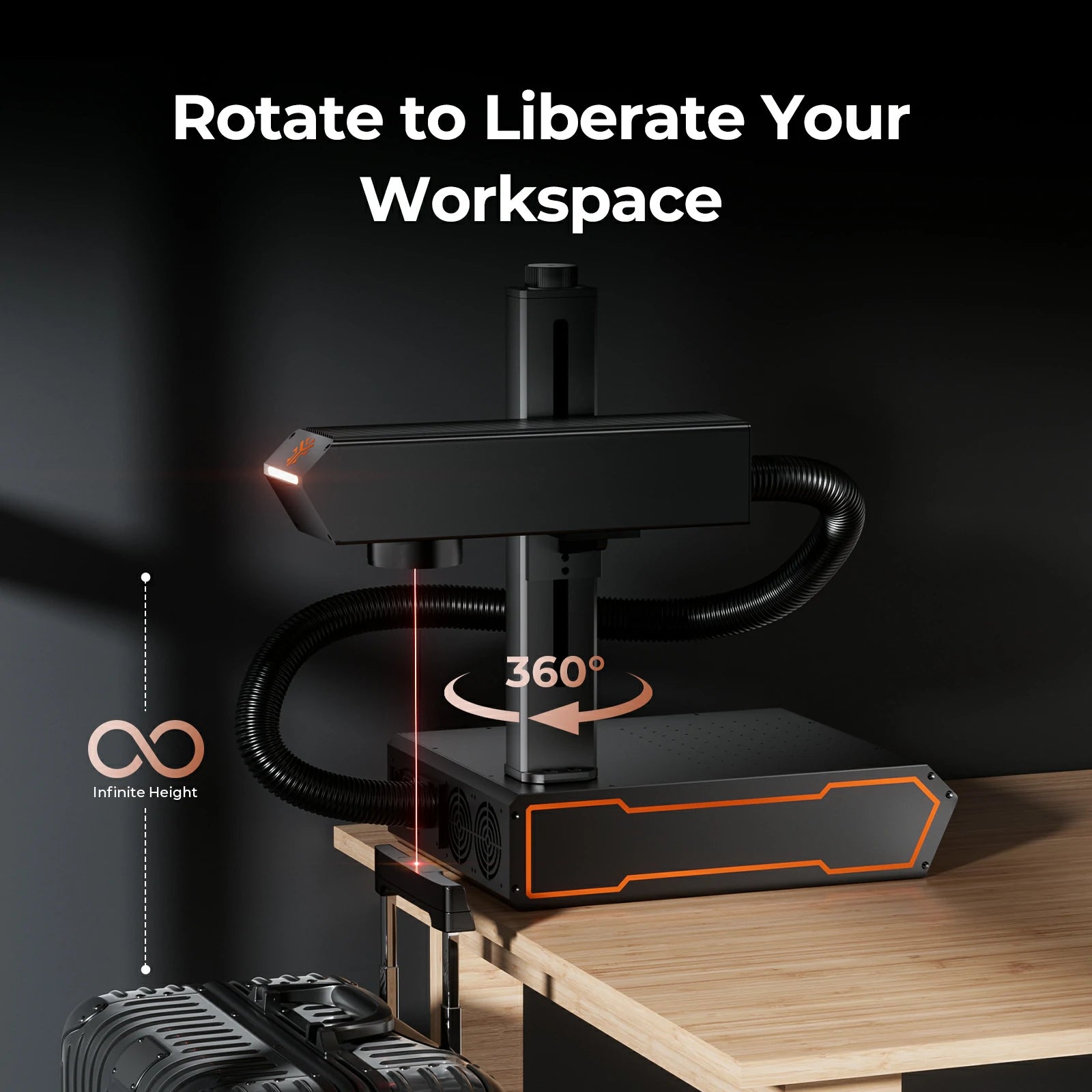 ACMER PM 20-60W Fiber＆MOPA Laser Marking Machine