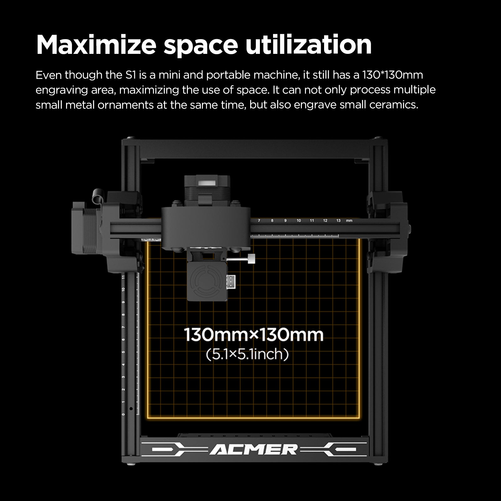 ACMER S1 Portable Laser Engraver Mini Machine