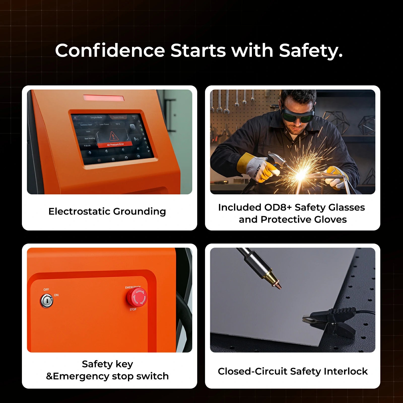 ACMER XMetal 3-in-1 Fiber Laser Welder, Cutter & Cleaner (Pre-order)