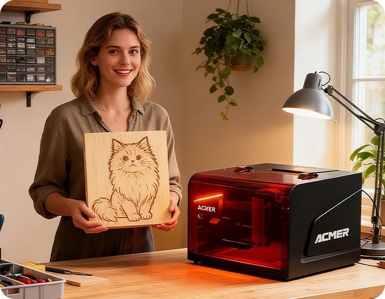 ACMER laser engraving machine-DIY