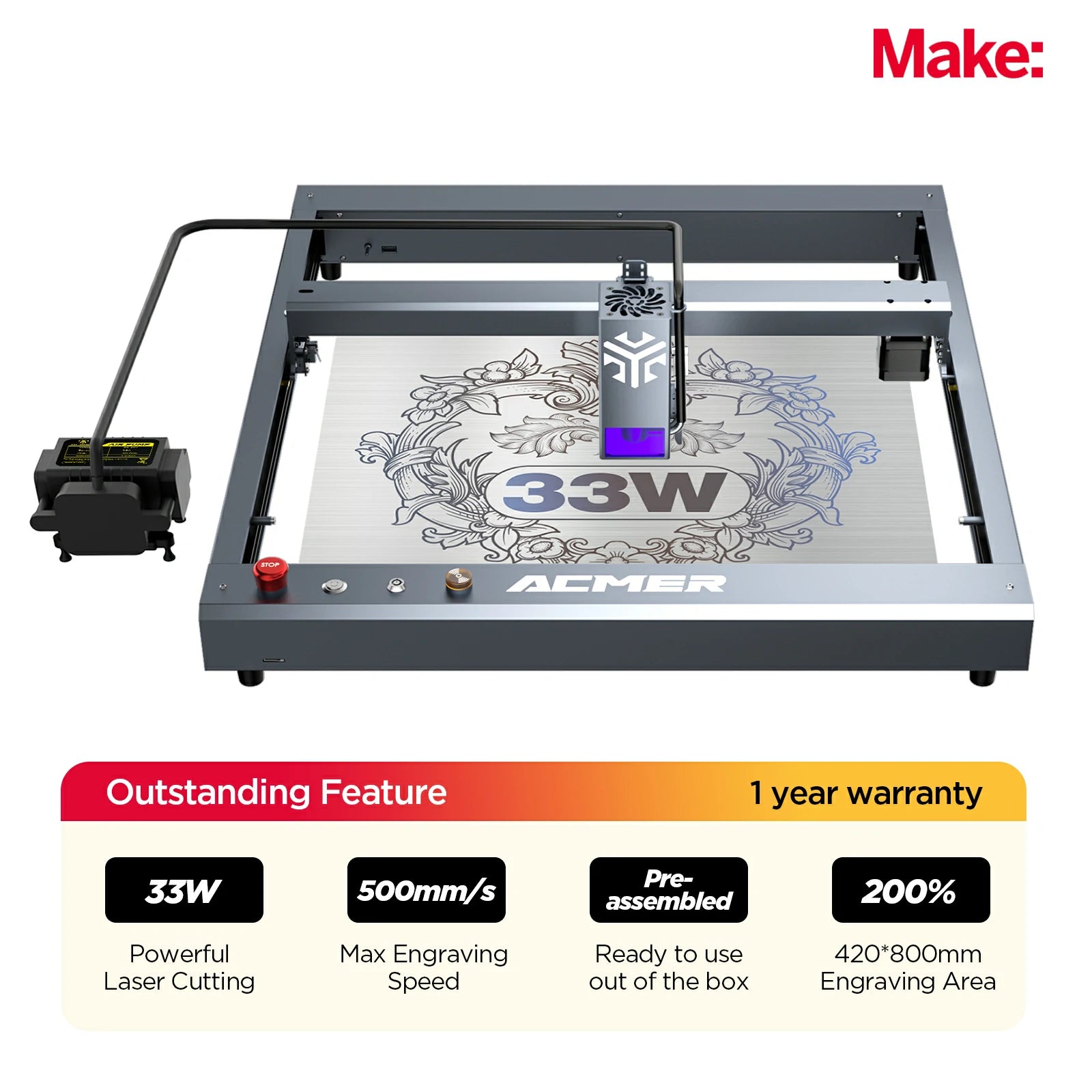 ACMER P2 Laser Engraver Cutting Machine