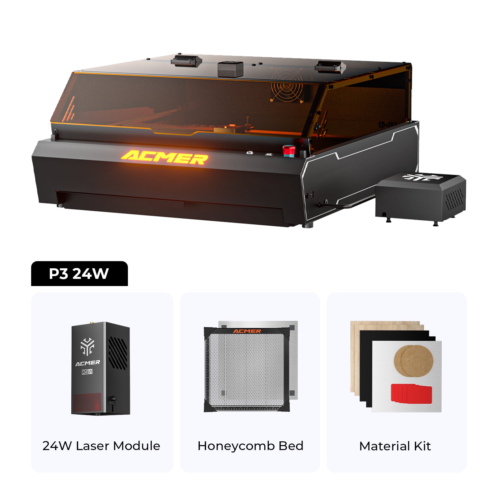 ACMER P3 48W Diode Enclosed Laser Engraver