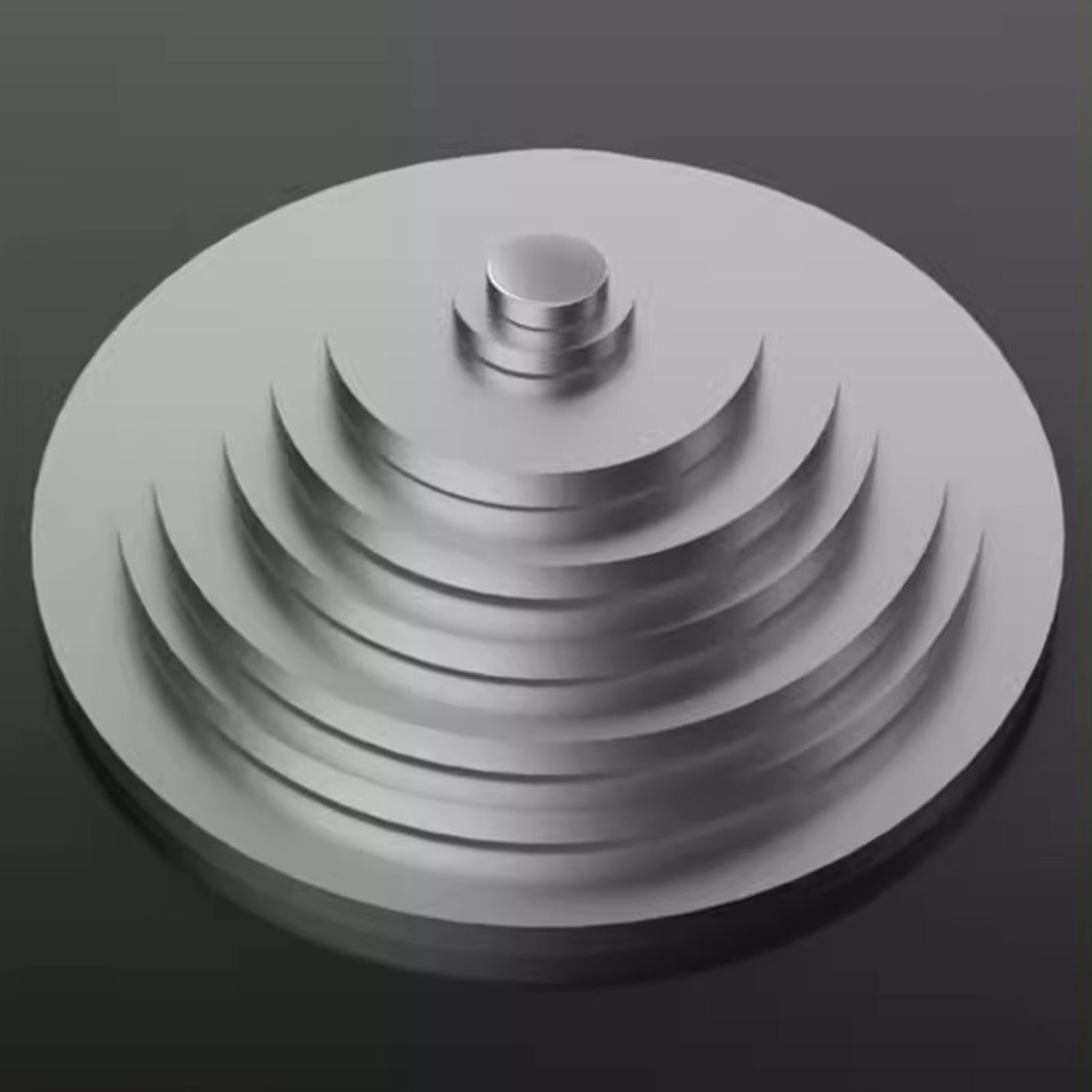 Custom round disc pendant