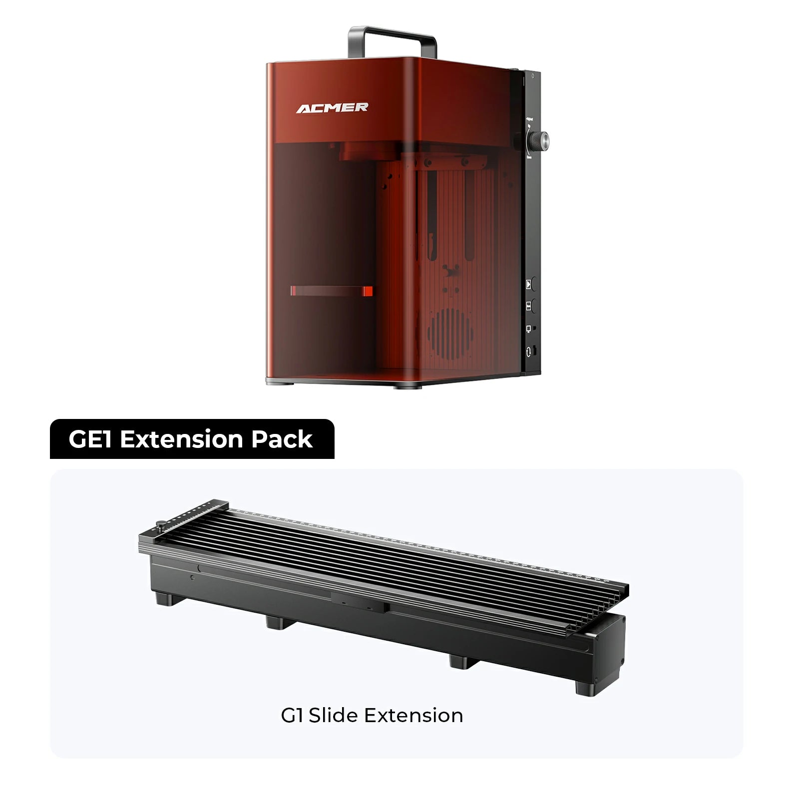 ACMER GE1 2W IR & 10W Diode Portable Galvo Dual Laser Engraver