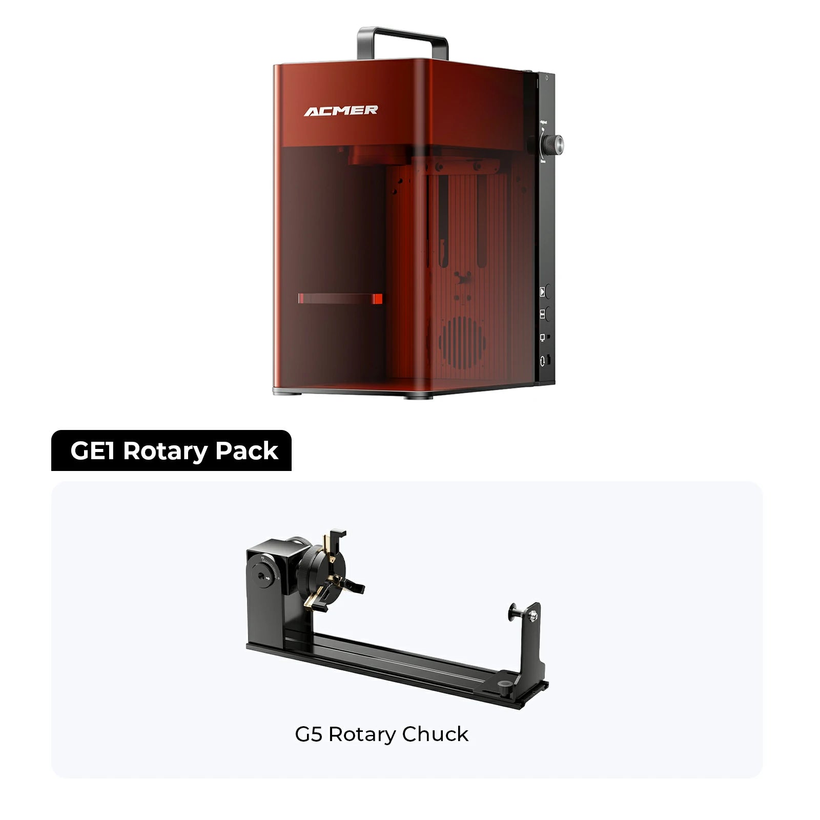 ACMER GE1 2W IR & 10W Diode Portable Galvo Dual Laser Engraver