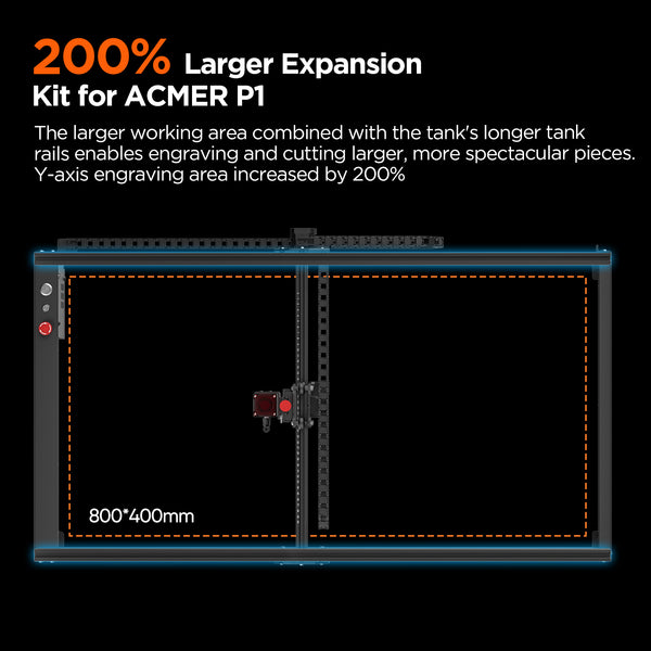 L60 Engraving Area Expansion Kit for ACMER P1