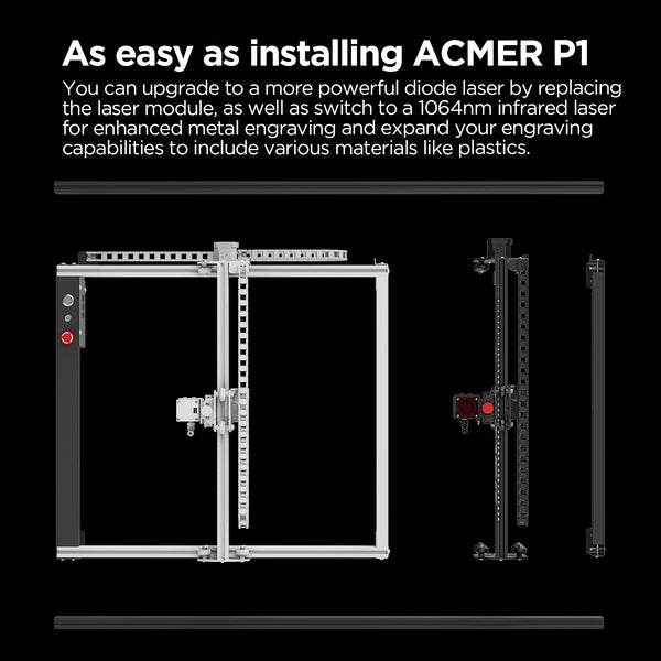 L60 Engraving Area Expansion Kit for ACMER P1