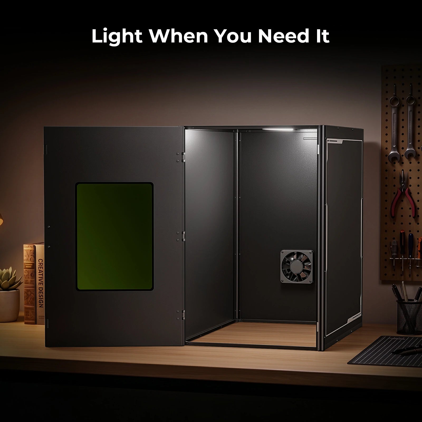 ACMER Fiber Laser Safety Enclosure with OD6+ Optical Protection & Magnetic Door Latch (Pre-order)