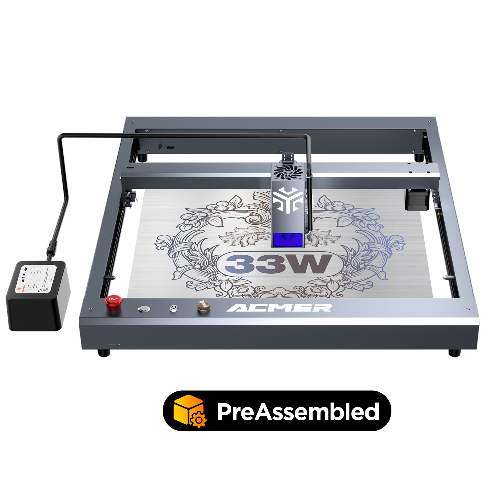 Official Refurbished-ACMER P2 33W Laser Engraver Cutting Machine