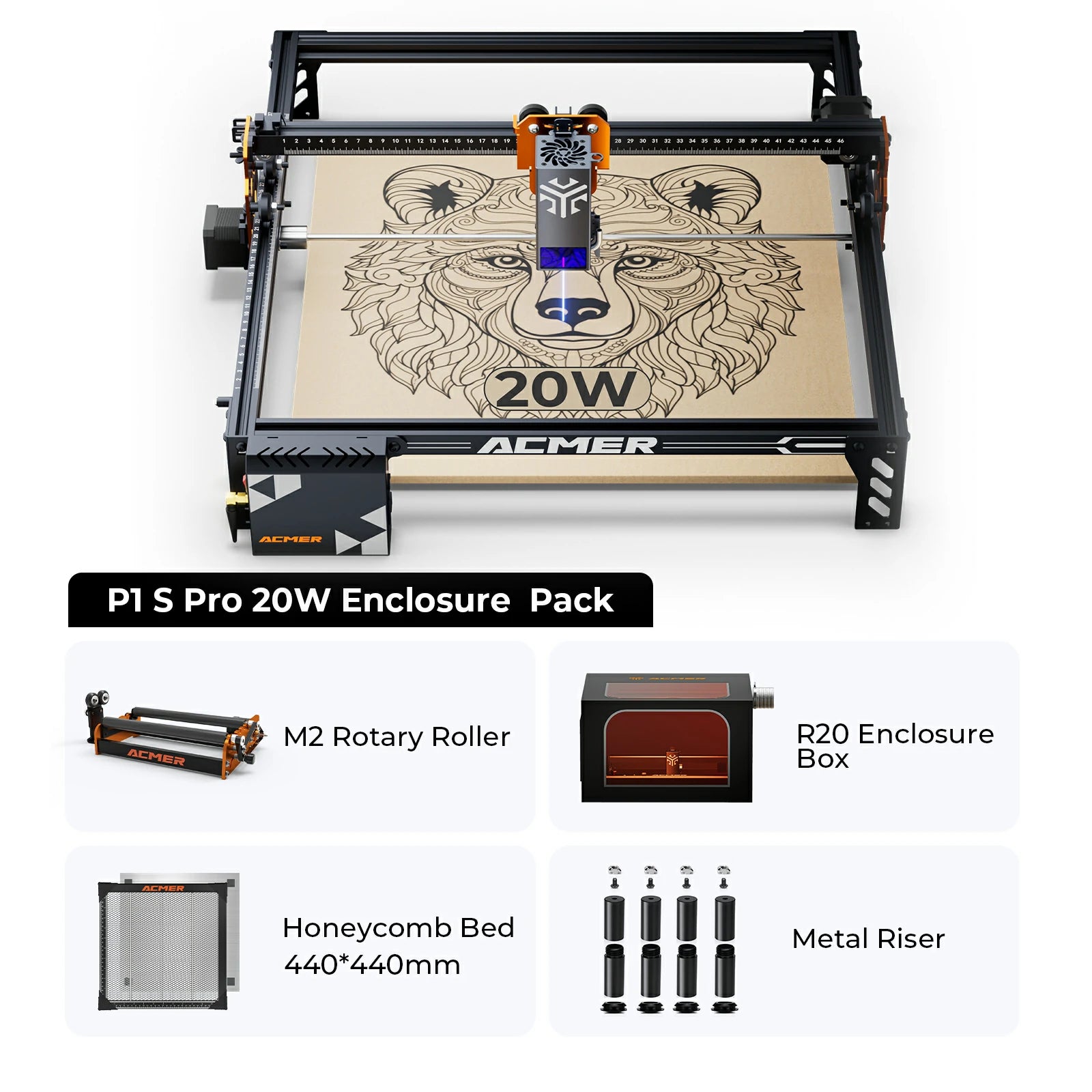 ACMER P1 S pro Best Budget Laser Engraver
