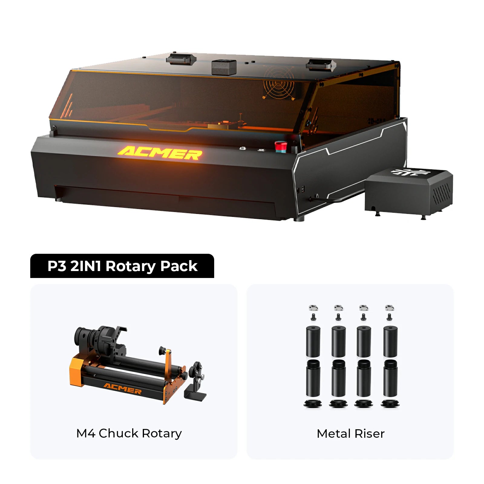 ACMER P3 IR＆Diode Enclosed Dual Laser Engraver