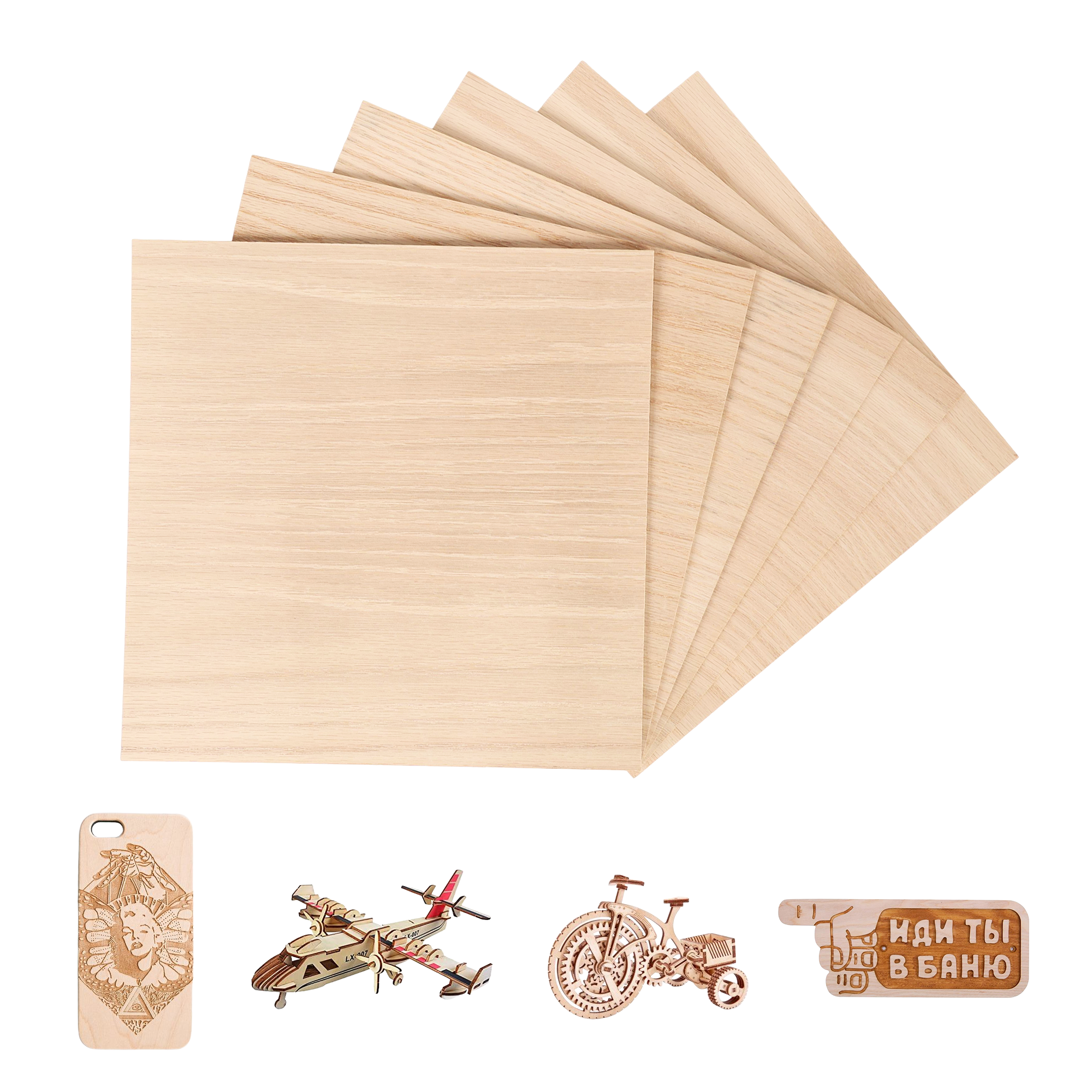 Red Oak Plywood (6 pcs)