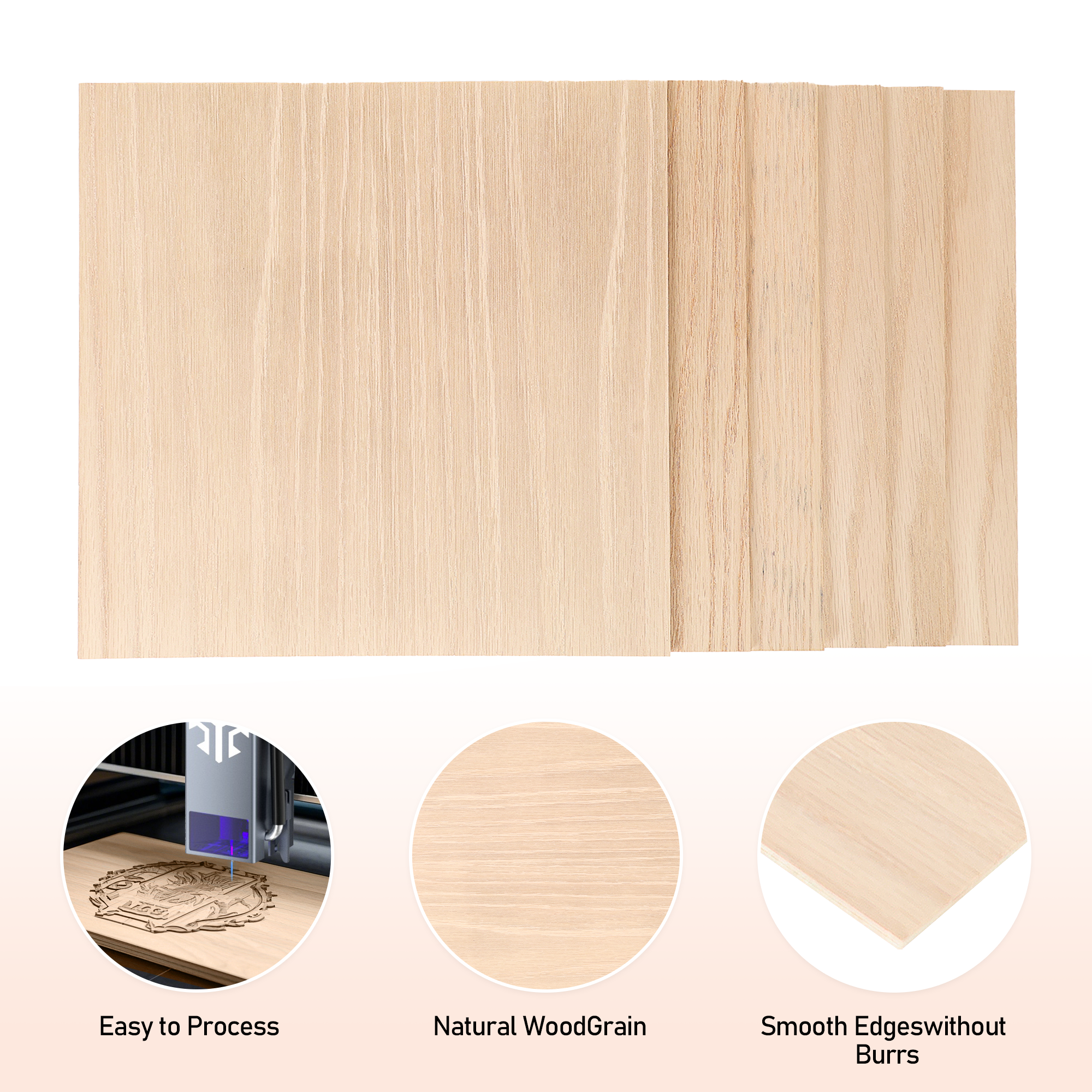 Red Oak Plywood (6 pcs)