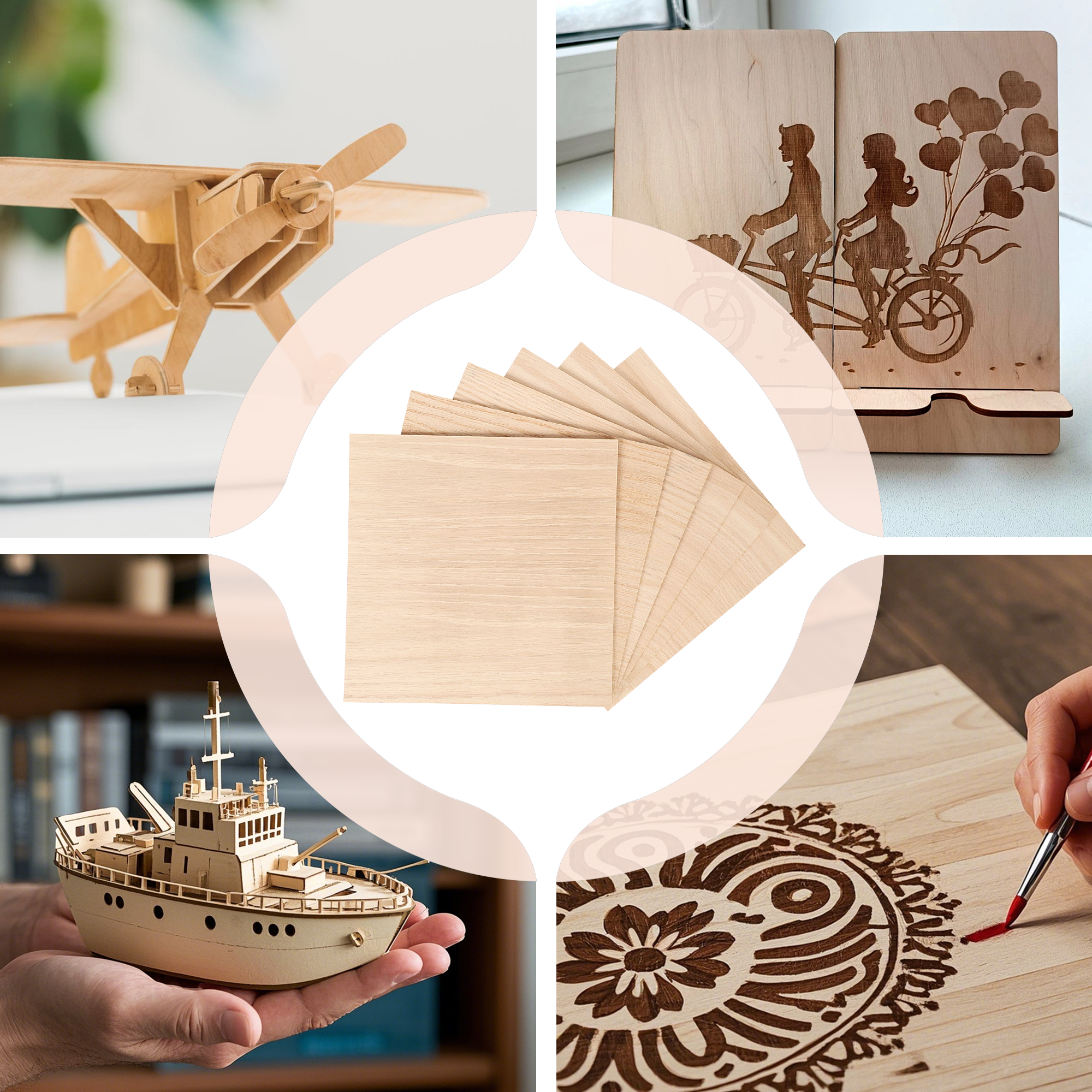 Red Oak Plywood (6 pcs)
