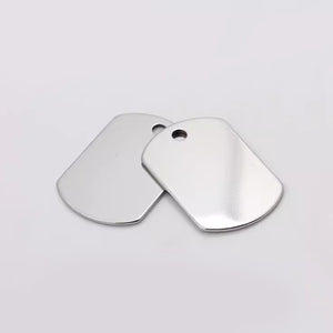 Stainless Steel Rectangle Pendant