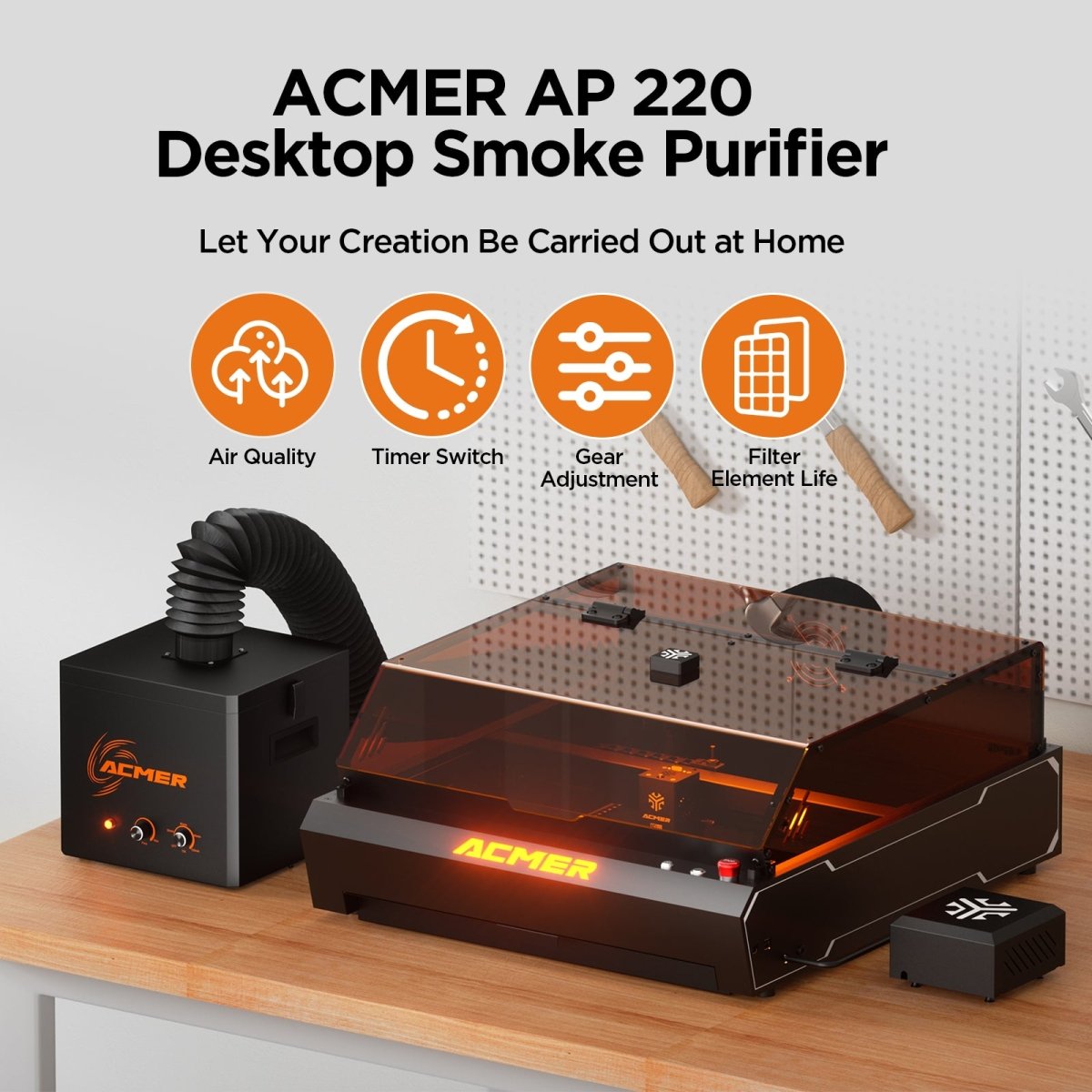 ACMER AP220 Smoke Air Purifier - ACMER