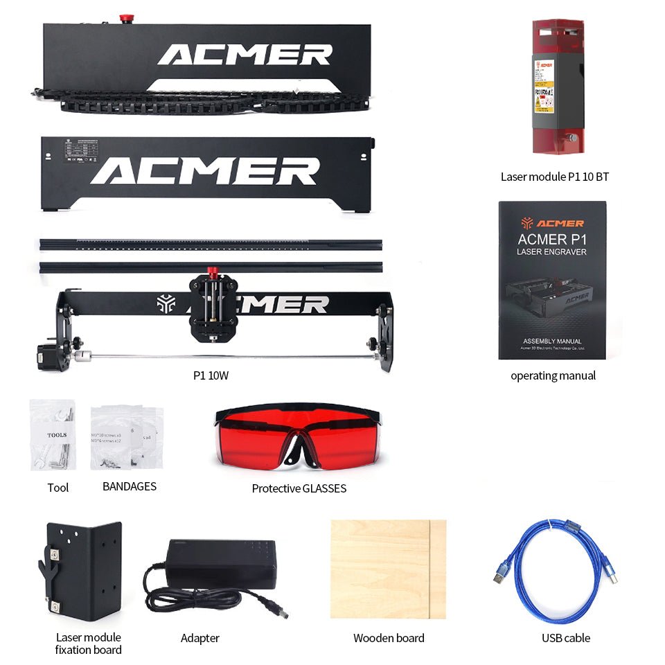 ACMER P1 Laser Engraver Cutting Machine - ACMER