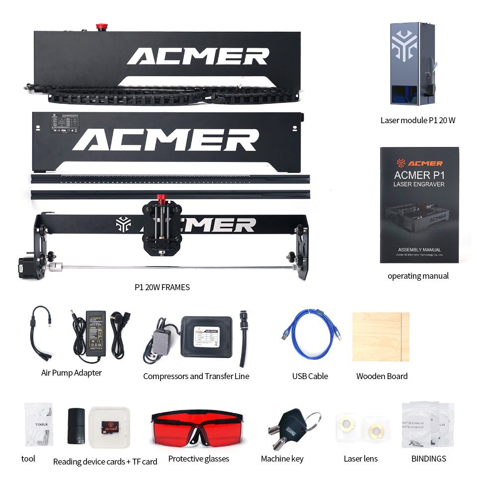 ACMER P1 Laser Engraver Cutting Machine - ACMER