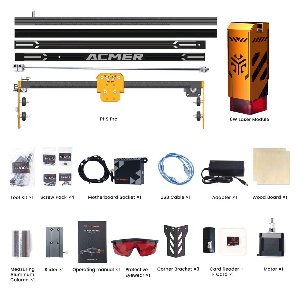 ACMER P1 S pro 6w Best Budget Laser Engraver - ACMER