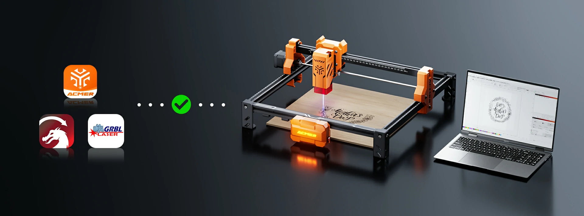 P1S Pro 6w-best budget laser engraver-compatible lightburn,laserGRBL
