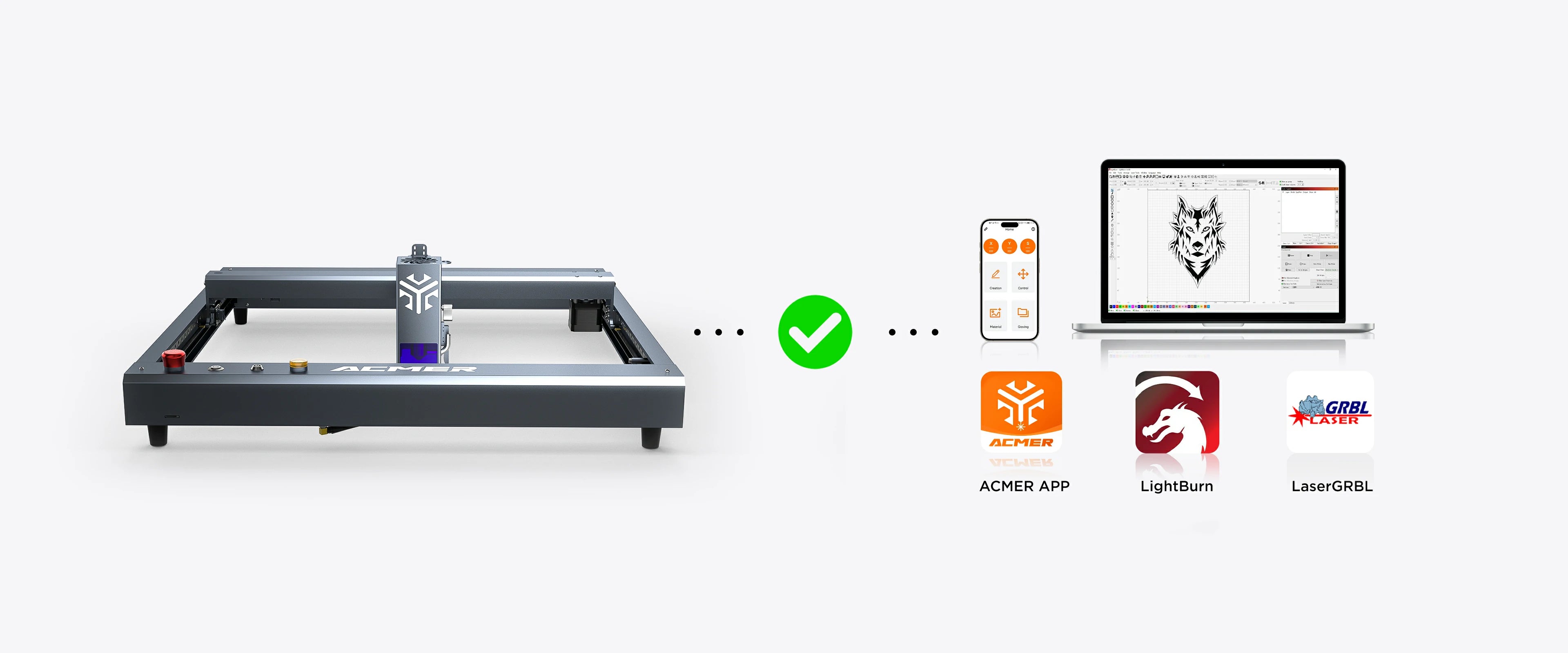 2024 best laser engraving machine-P2 33w-compatible lightburn,laserGRBL