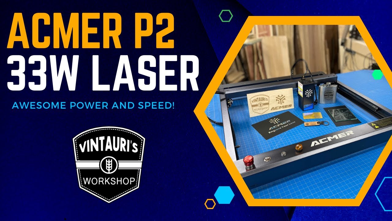 ACMER P3 IR & Diode Dual Laser Engraver-The Clack Shack