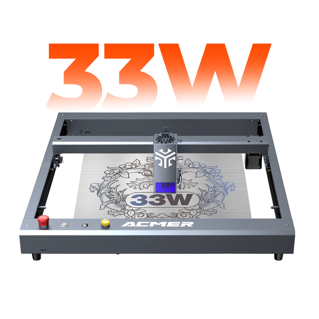 ACMER laser engraving machine-P2 33W powerful laser engraver