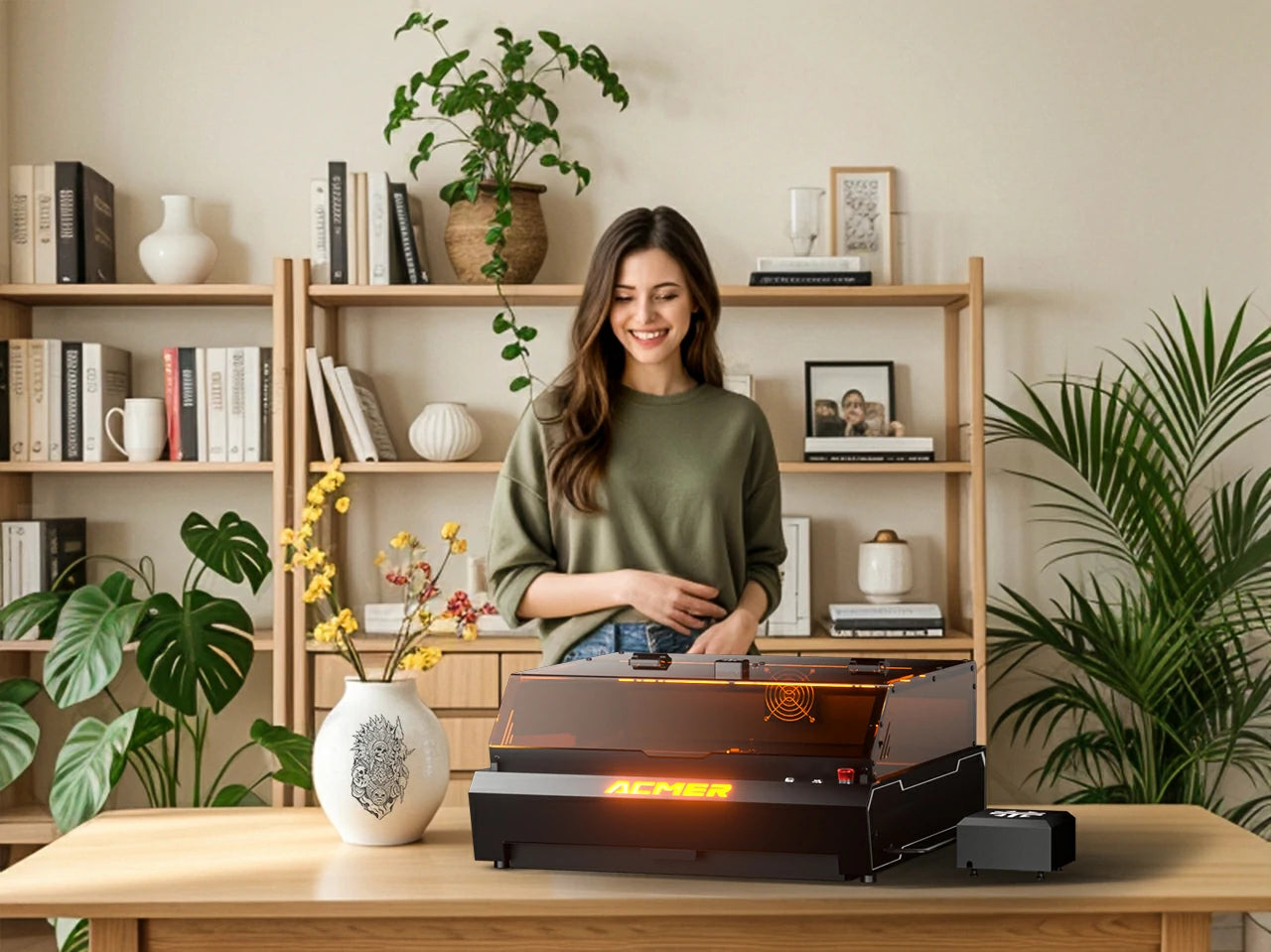 ACMER laser engraving machine-DIY