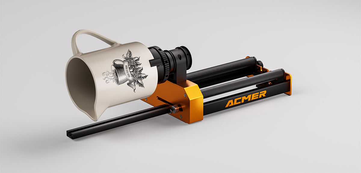 ACMER M4 4IN1 Laser Chuck Rotary Roller