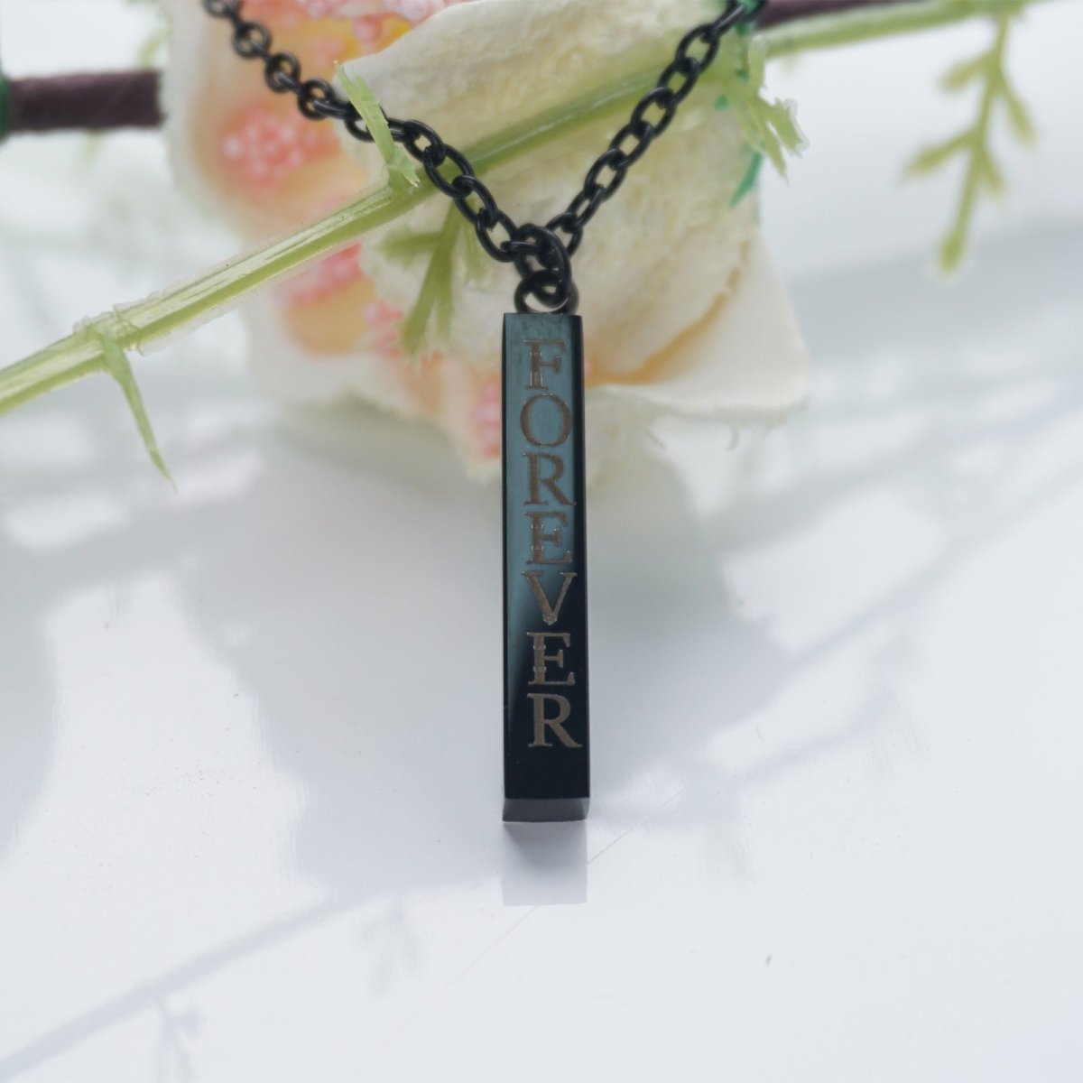 Personalized Engraved Bar Necklace - ACMER