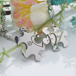 Puzzle Piece Necklace Couples - ACMER