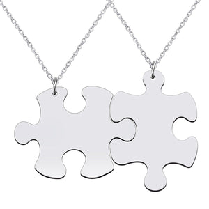 Puzzle Piece Necklace Couples - ACMER