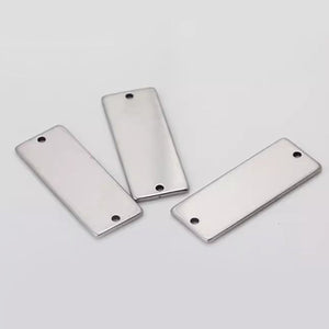 Stainless Steel Rectangle Pendant - ACMER