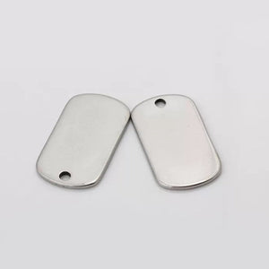 Stainless Steel Rectangle Pendant - ACMER