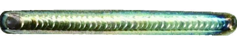 Fish-scale welding bead example from the XMetal manual