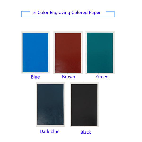 12 Colors Engraving Marking Paper DIY Laser Engraver Machine Tools for –  FYSETC OFFICIAL WEBSITE